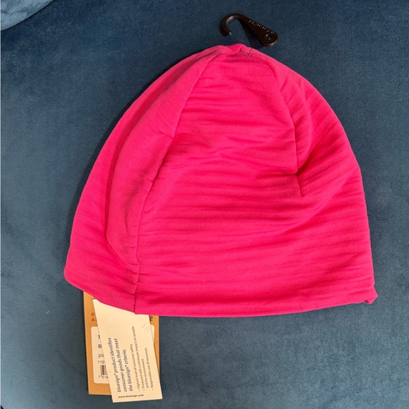 Mammut Bright Pink Beanie Hat One Size Bluesign - Picture 3 of 5